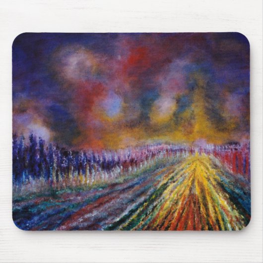 Lila Pfad Mousepad (Vorne)