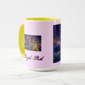 Lila Pfad Tasse (Vorderseite Links)