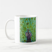 Lila Pfau durch Heide S. Kaffeetasse (Links)