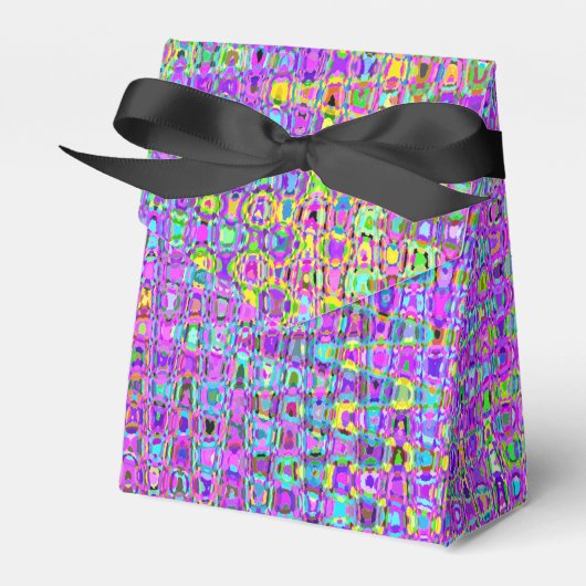 Lila Pfau Geschenkschachtel (Vorderseite)