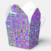 Lila Pfau Geschenkschachtel (Geöffnet)