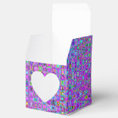 Lila Pfau Geschenkschachtel (Geöffnet)