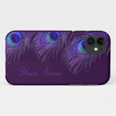 lila Pfau iphone 5 Kasten Case-Mate iPhone Hülle (Rückseite (Horizontal))