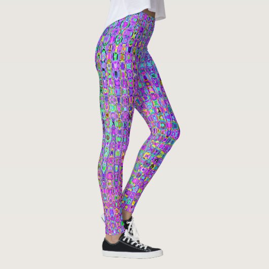 Lila Pfau Leggings (Rechts)