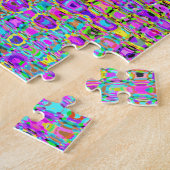 Lila Pfau Puzzle (Seite)