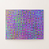 Lila Pfau Puzzle (Horizontal)