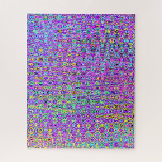 Lila Pfau Puzzle (Vertikal)