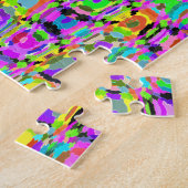 Lila Pfau Puzzle (Seite)