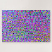 Lila Pfau Puzzle (Horizontal)