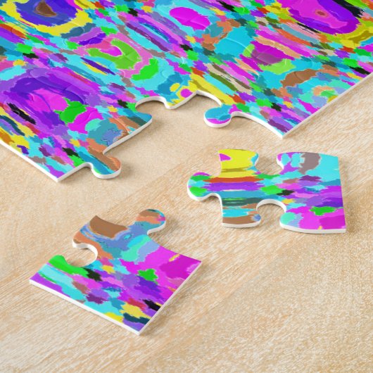 Lila Pfau Puzzle (Seite)