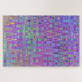 Lila Pfau Puzzle (Horizontal)