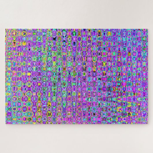 Lila Pfau Puzzle (Horizontal)