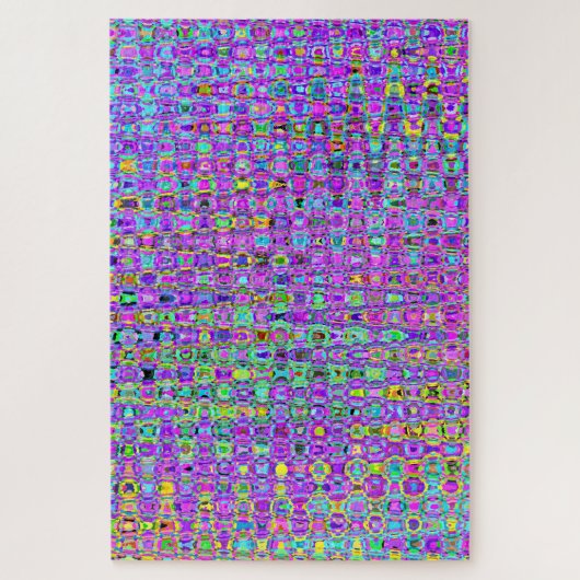 Lila Pfau Puzzle (Vertikal)