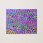 Lila Pfau Puzzle (Horizontal)