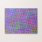 Lila Pfau Puzzle (Horizontal)