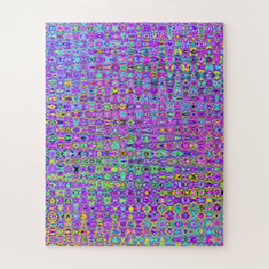 Lila Pfau Puzzle (Vertikal)