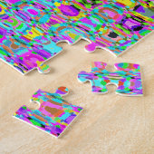 Lila Pfau Puzzle (Seite)