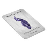 Lila Pfau speichert das Datumsfenster Magnet (Rechte Seite)