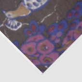 Lila Pfauendekoupage-Tissue Paper Seidenpapier (Ausschnitt)