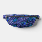 Lila Pfauenfeathers Bauchtasche (Ablage )
