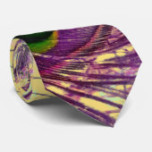 Lila Pfauenfedern Krawatte (Gerollt)