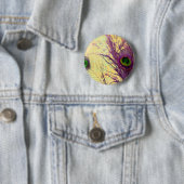 Lila Pfauenfresser Button (Beispiel)