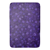 Lila Pfauenparadies Badematte (Vorderseite Vertikal)