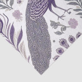 Lila Pfauentoilbeutel Seidenpapier (Detail)