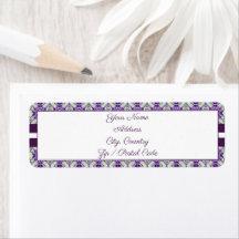 Lila Pfefferminze grün und weiß