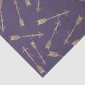 Lila Pfeile (Design 7 der Lila Serie) Seidenpapier (Ausschnitt)