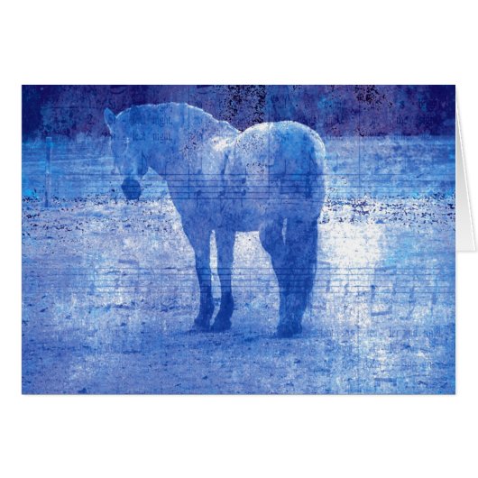 Lila Pferd (Vorderseite (Horizontal))