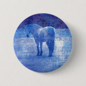 Lila Pferd Button (Vorderseite)