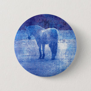 Lila Pferd Button
