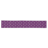 Lila Pferde Großer Tischläufer (Horizontal)