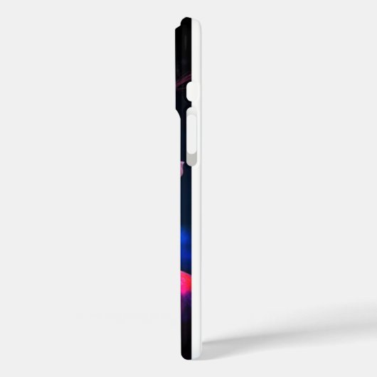 Lila Pferdeschlitten Case-Mate iPhone Hülle (Rückseite / Links)