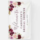 lila Pfirsichkorb-Brautparty Banner (Vertikal)