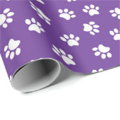 Lila Pflaster drucken Geschenkwrap Geschenkpapier (Rolleneckpunkt)