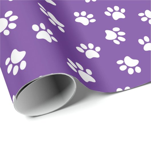 Lila Pflaster drucken Geschenkwrap Geschenkpapier (Rolleneckpunkt)