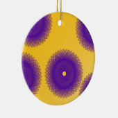 lila Pflaster Keramik Ornament (Rechts)