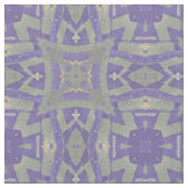 Lila Pflaume aus Marokko, geometrisch grün Stoff (Nahaufnahme)