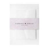 Lila Pflaume Einladungsbanderole (Vorderseite Beispiel)