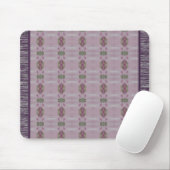 Lila Pflaume und Mauve Gemustert Mousepad (Mit Mouse)