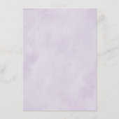 Lila Pflaumen - Elfenbeingold - geometrische Detai Begleitkarte (Rückseite)