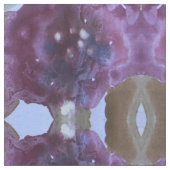 Lila Pflaumen und Oliven grün Stoff (Nahaufnahme)