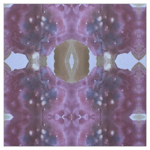 Lila Pflaumen und Oliven grün Stoff