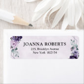 Lila Pflaumenblüten Geometrische Hochzeit (Insitu)