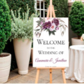 Lila Pflaumenrosa-Peonies Herzlich willkommen bei Poster