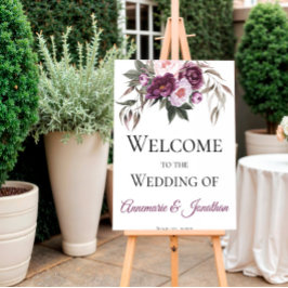 Lila Pflaumenrosa-Peonies Herzlich willkommen bei Poster