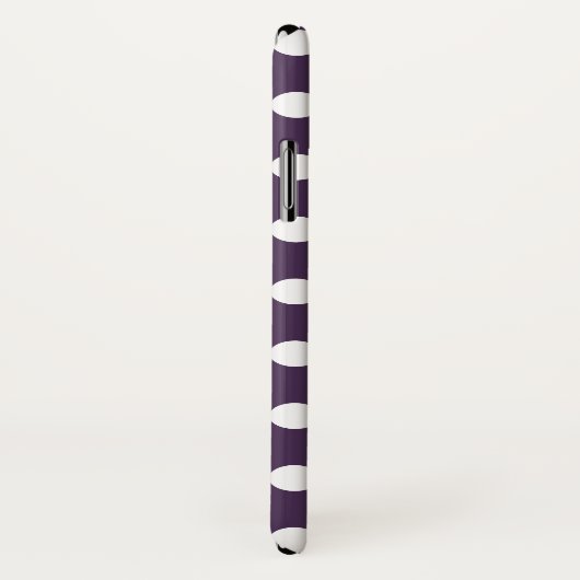 Lila Pflaumenspalte Case-Mate iPhone Hülle (Hinten/Rechts)