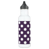 Lila Pflaumenspalte Edelstahlflasche (Rechts)